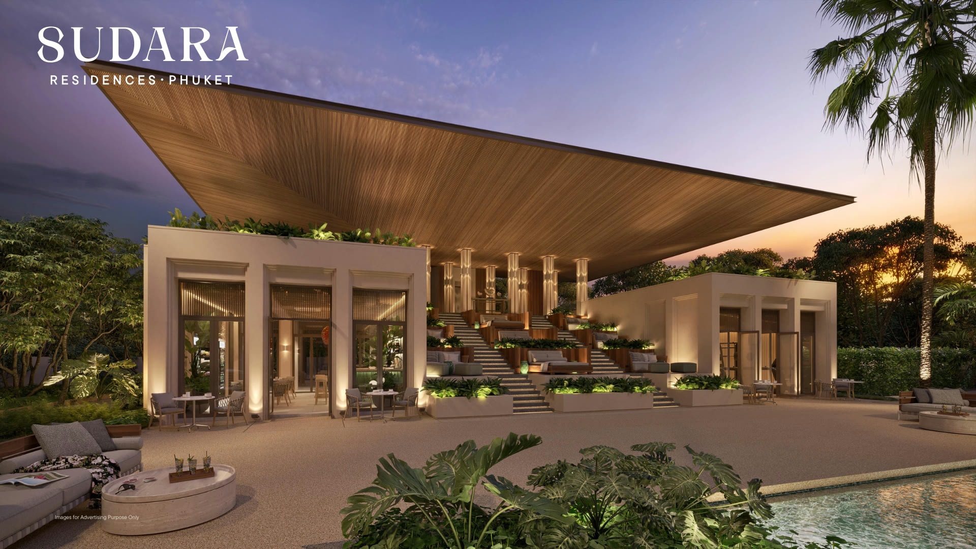 Sudara Residences Phuket evening