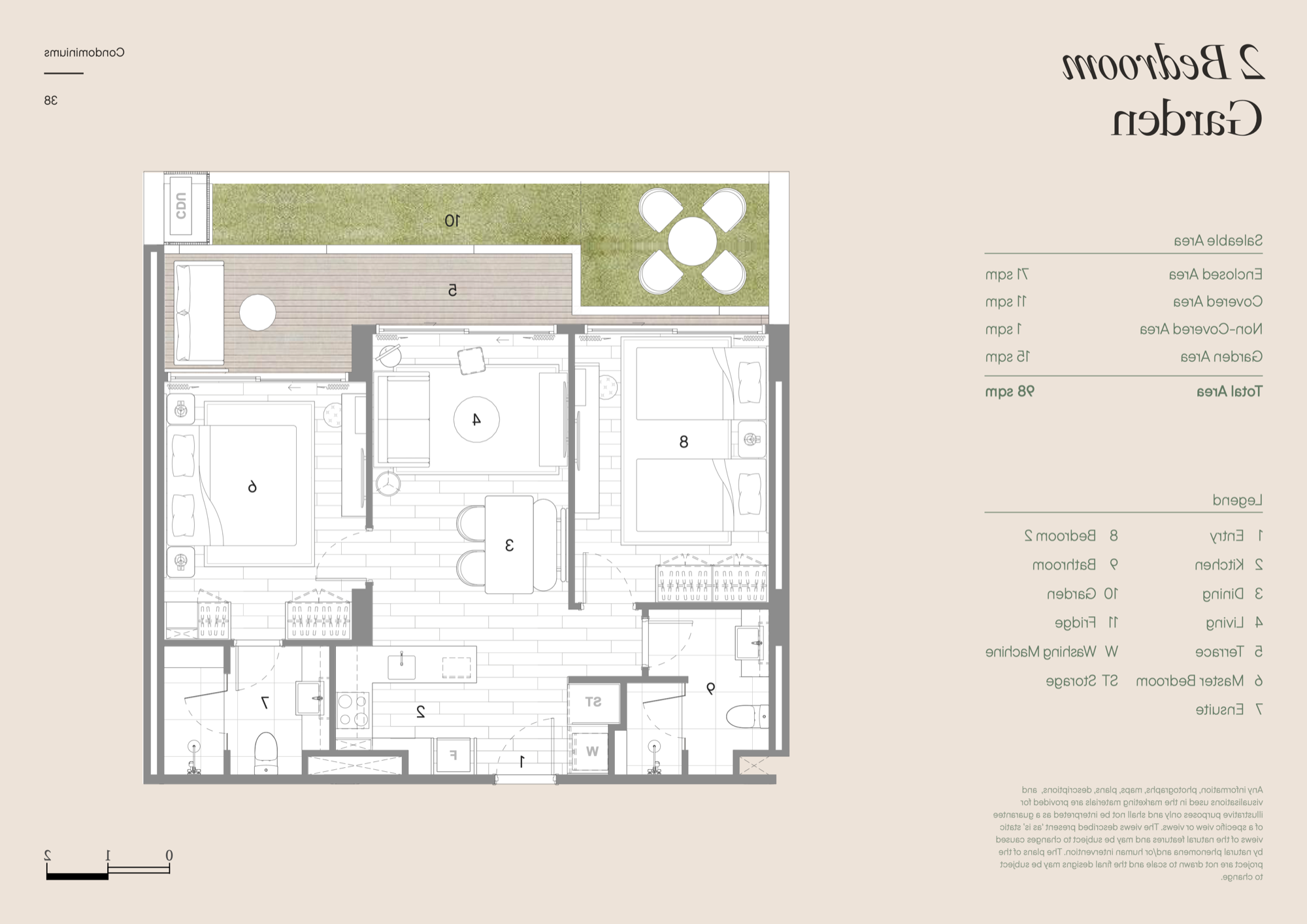 2 Bedroom Residence